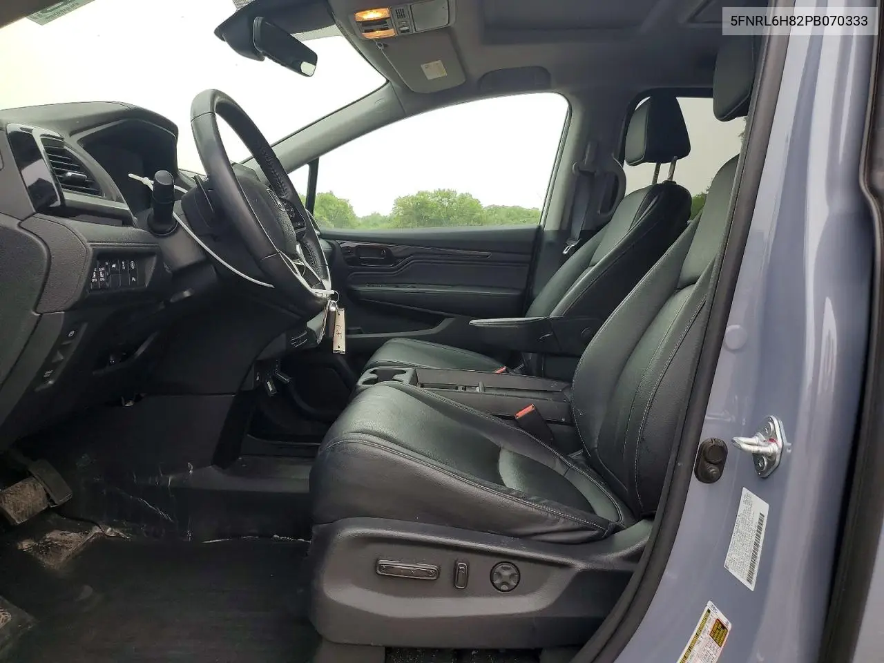 2023 Honda Odyssey Touring VIN: 5FNRL6H82PB070333 Lot: 61912426
