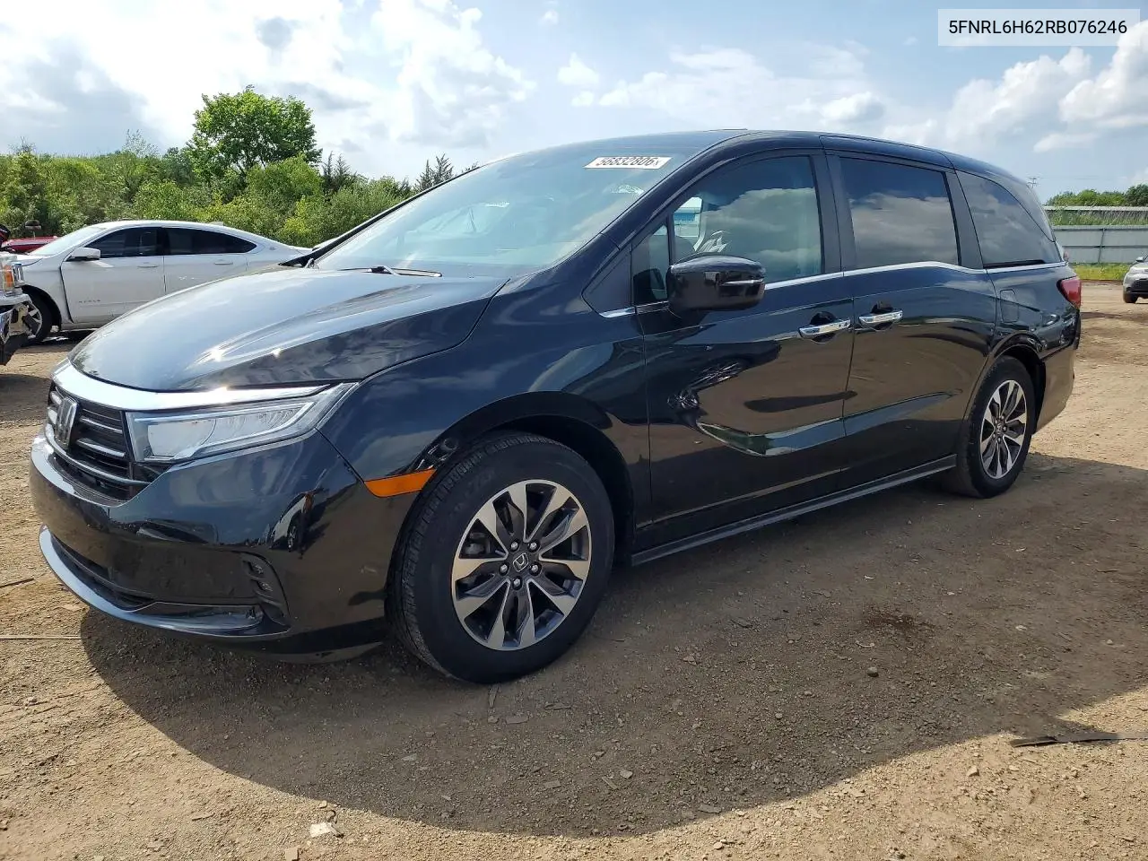 2024 Honda Odyssey Exl VIN: 5FNRL6H62RB076246 Lot: 56832806