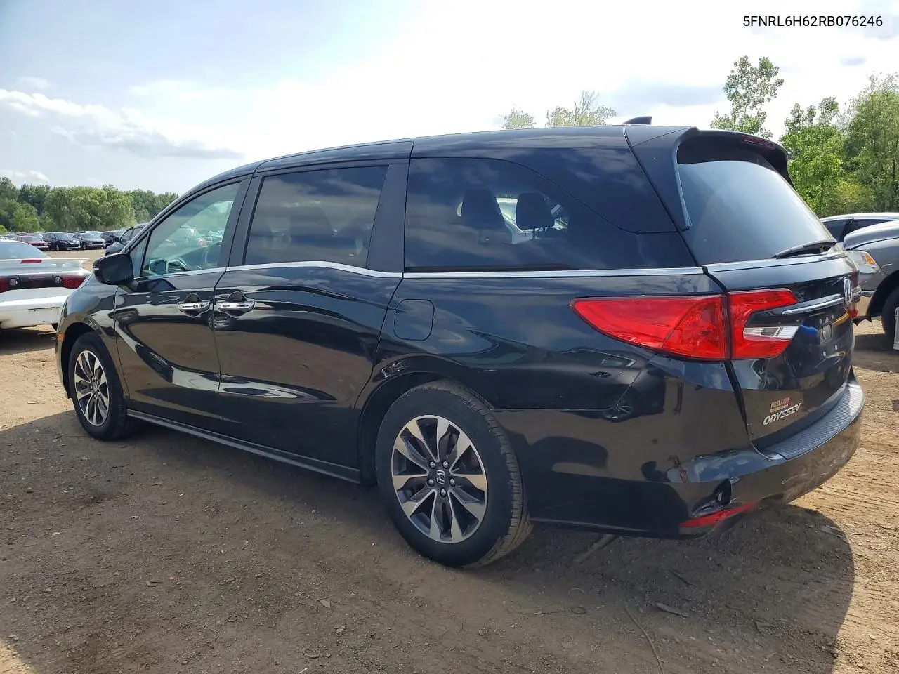 2024 Honda Odyssey Exl VIN: 5FNRL6H62RB076246 Lot: 56832806
