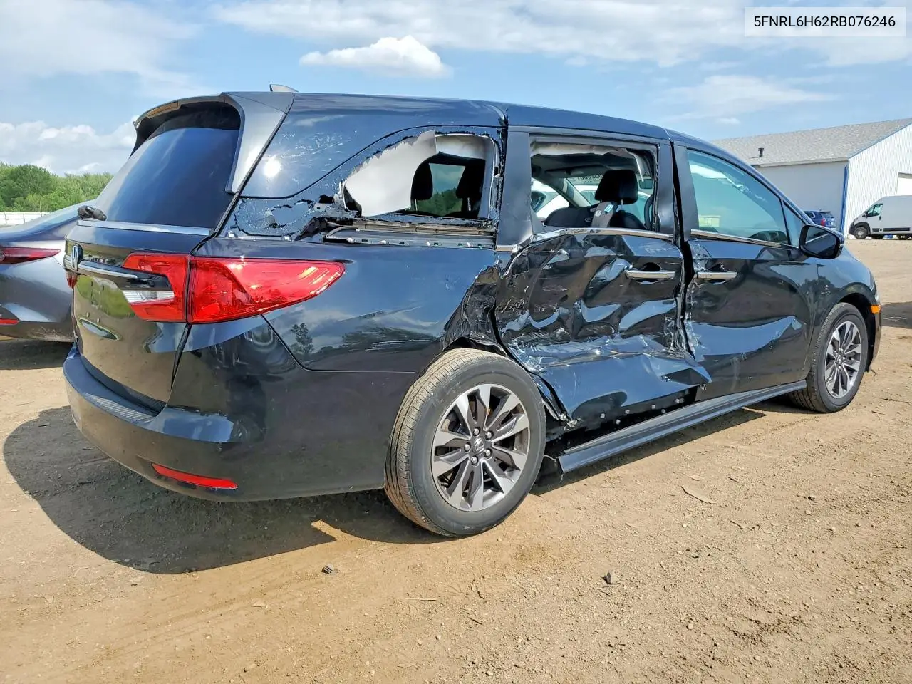 2024 Honda Odyssey Exl VIN: 5FNRL6H62RB076246 Lot: 56832806