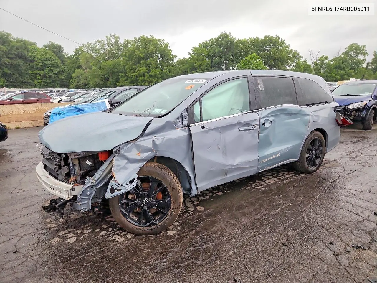2024 Honda Odyssey Sport VIN: 5FNRL6H74RB005011 Lot: 60776816