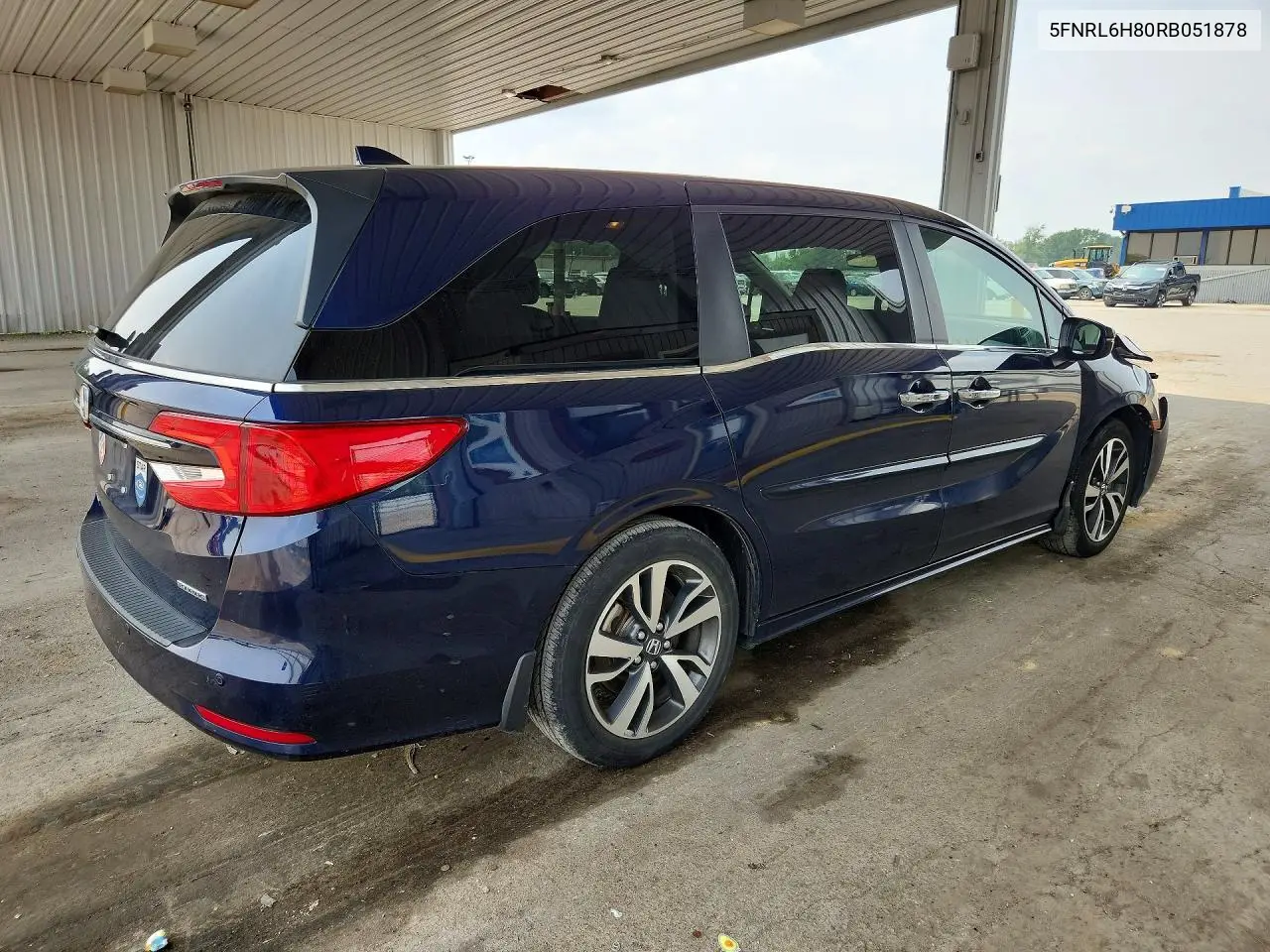 2024 Honda Odyssey Touring VIN: 5FNRL6H80RB051878 Lot: 61365546