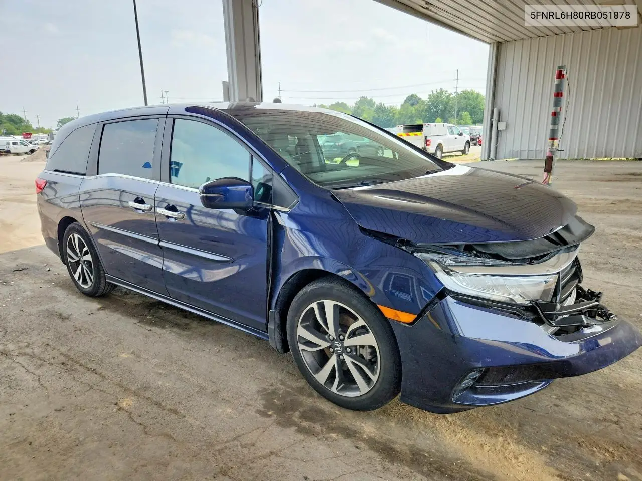 2024 Honda Odyssey Touring VIN: 5FNRL6H80RB051878 Lot: 61365546