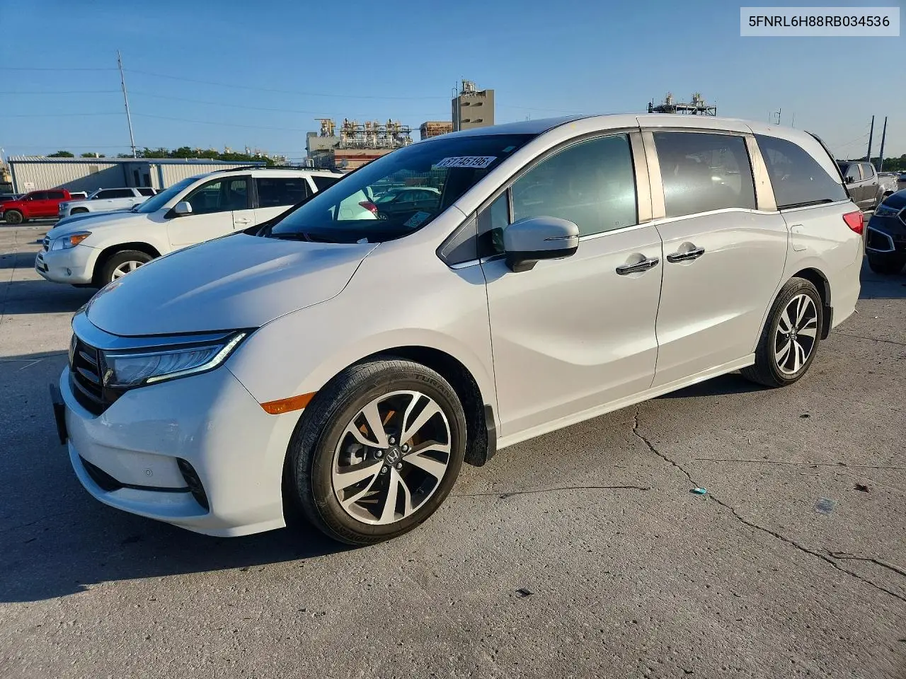 2024 Honda Odyssey Touring VIN: 5FNRL6H88RB034536 Lot: 61745196