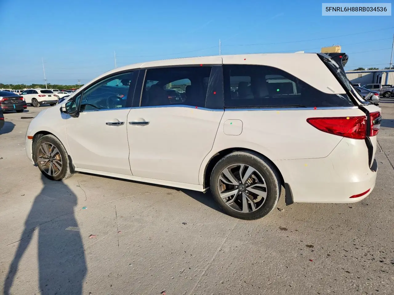 2024 Honda Odyssey Touring VIN: 5FNRL6H88RB034536 Lot: 61745196