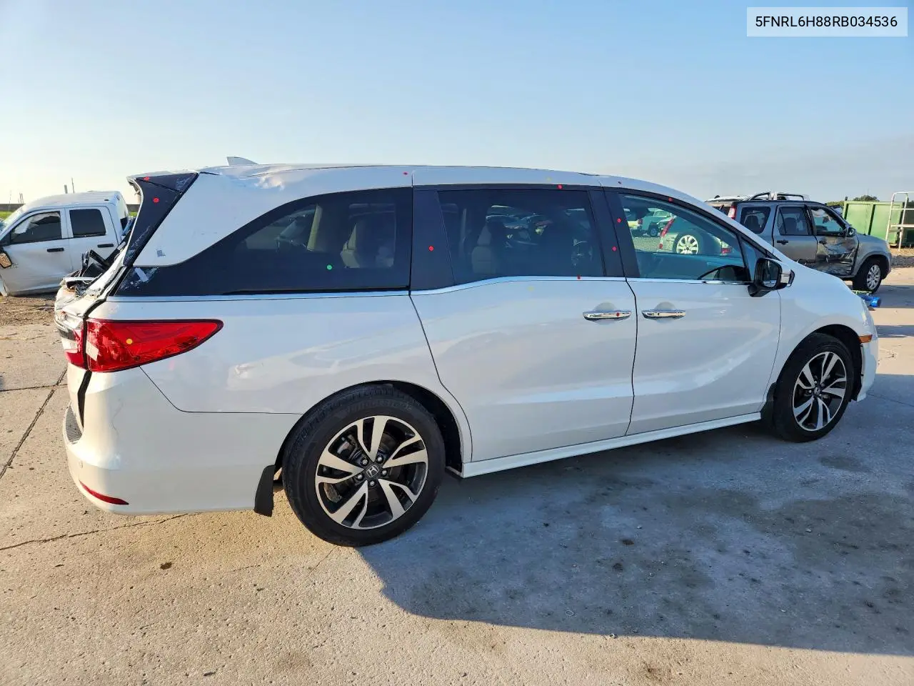 2024 Honda Odyssey Touring VIN: 5FNRL6H88RB034536 Lot: 61745196