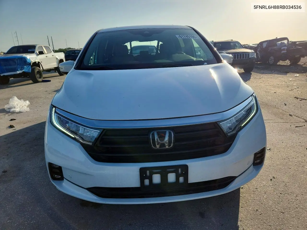 2024 Honda Odyssey Touring VIN: 5FNRL6H88RB034536 Lot: 61745196