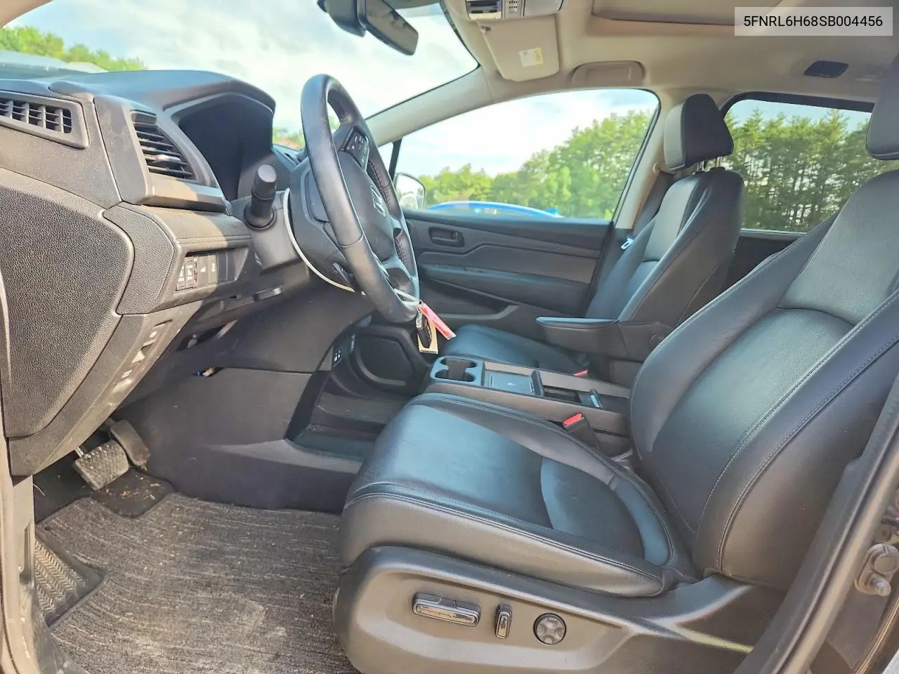 2025 Honda Odyssey Exl VIN: 5FNRL6H68SB004456 Lot: 57876286
