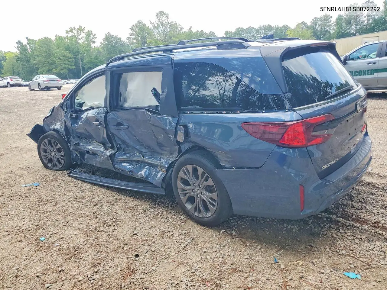 2025 Honda Odyssey Touring VIN: 5FNRL6H81SB072292 Lot: 59806546