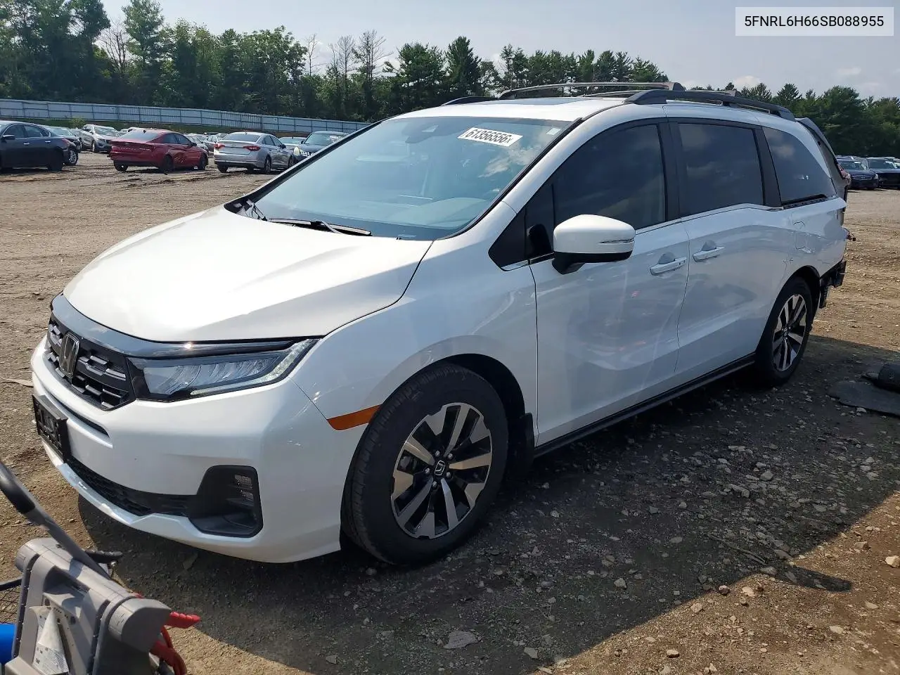 2025 Honda Odyssey Exl VIN: 5FNRL6H66SB088955 Lot: 61356556