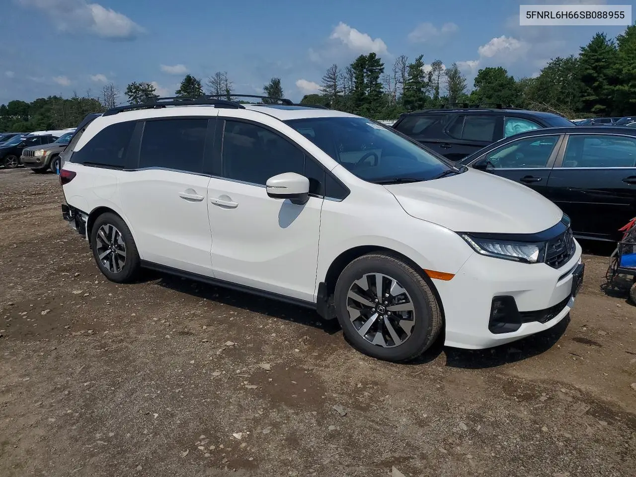 2025 Honda Odyssey Exl VIN: 5FNRL6H66SB088955 Lot: 61356556