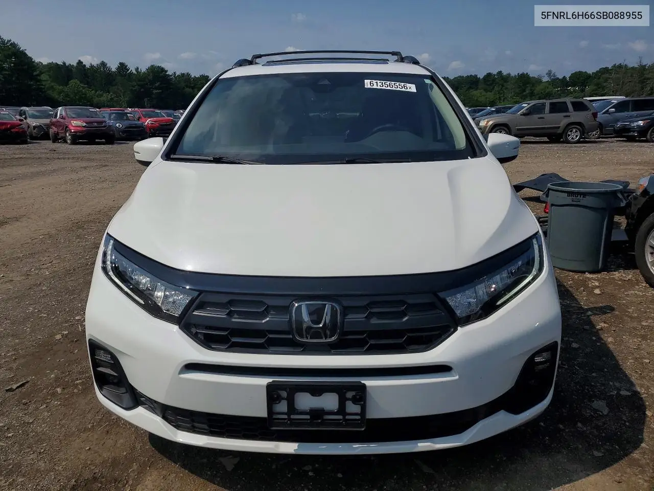 2025 Honda Odyssey Exl VIN: 5FNRL6H66SB088955 Lot: 61356556