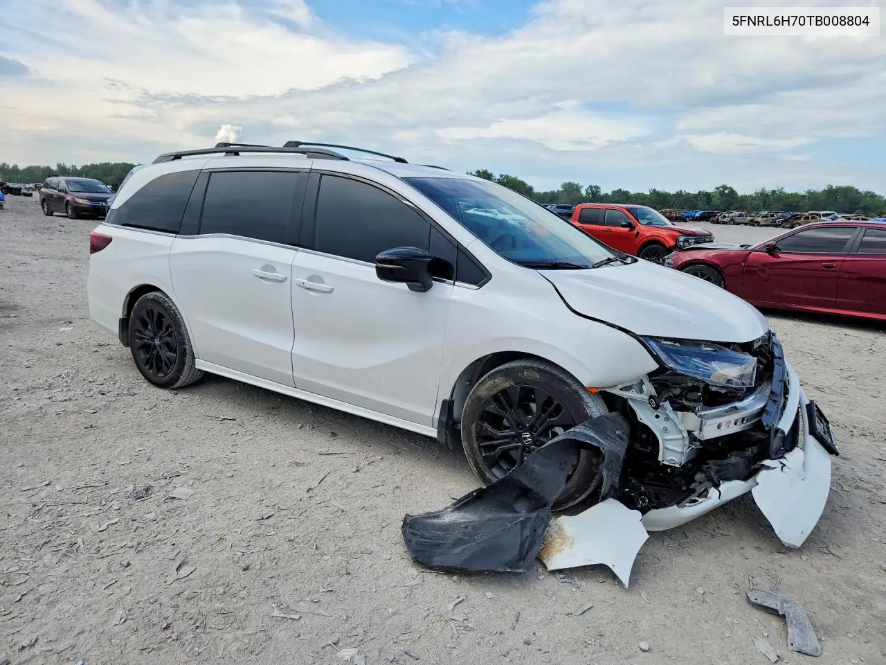2026 Honda Odyssey Sport-L VIN: 5FNRL6H70TB008804 Lot: 61302396