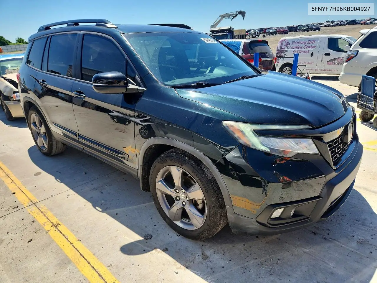 2019 Honda Passport Touring VIN: 5FNYF7H96KB004927 Lot: 54149816