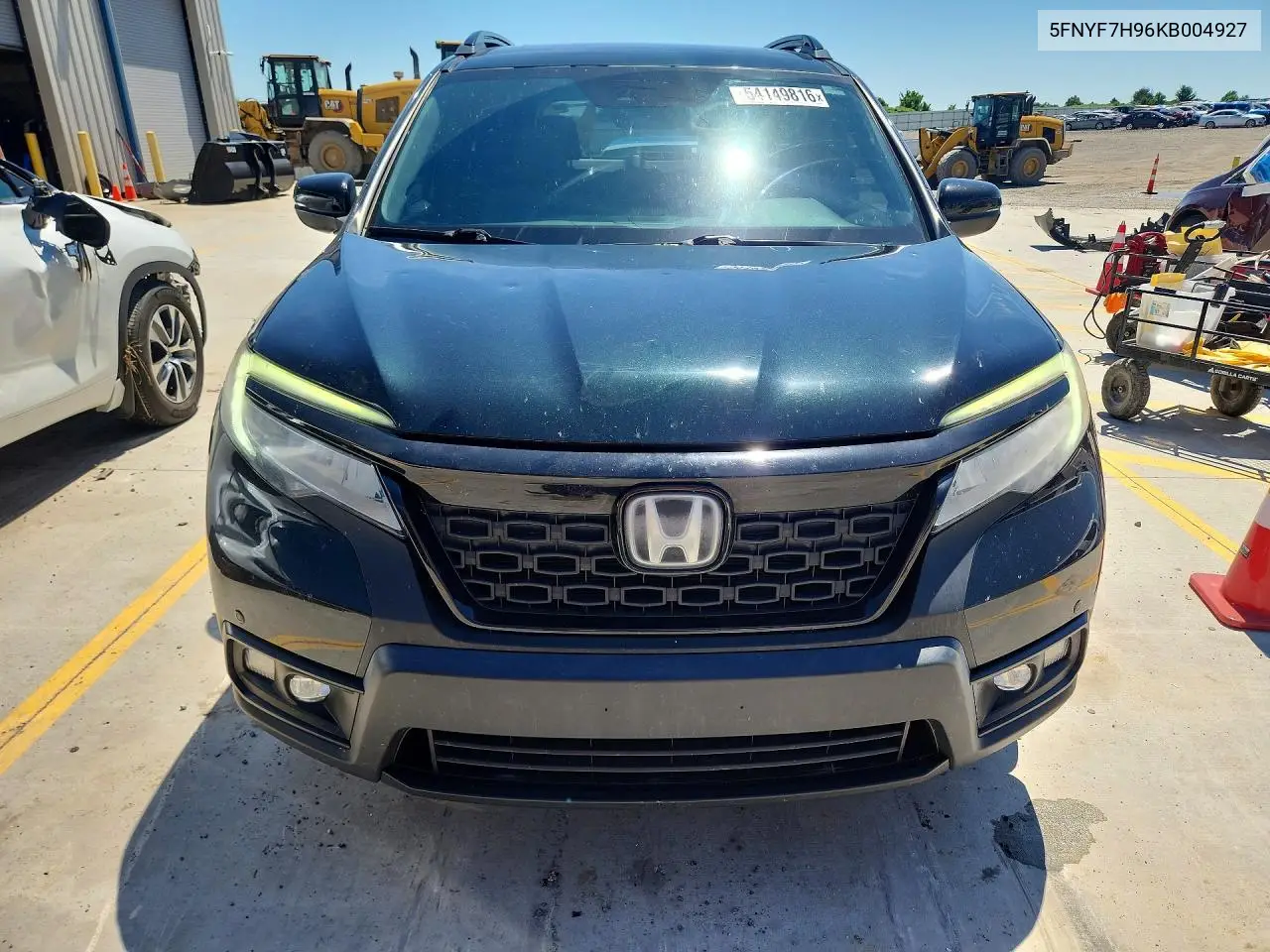 2019 Honda Passport Touring VIN: 5FNYF7H96KB004927 Lot: 54149816