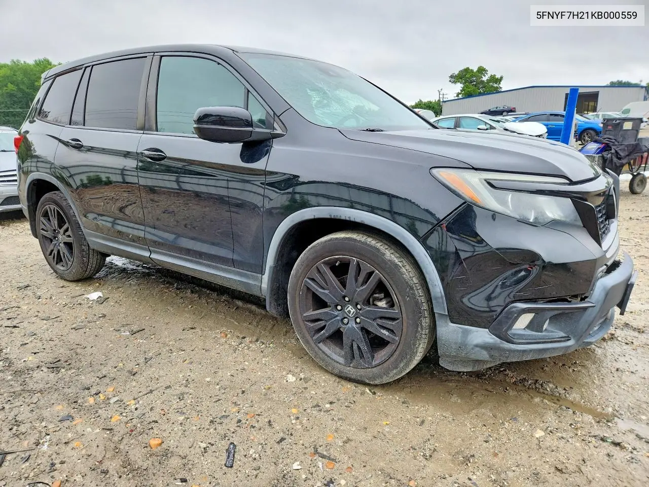 2019 Honda Passport Sport VIN: 5FNYF7H21KB000559 Lot: 54723756