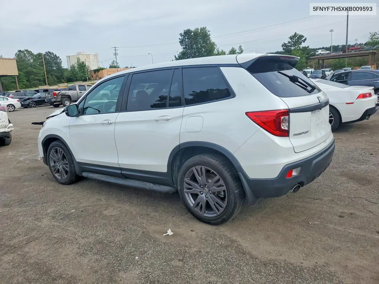 2019 Honda Passport Exl VIN: 5FNYF7H5XKB009593 Lot: 55027716