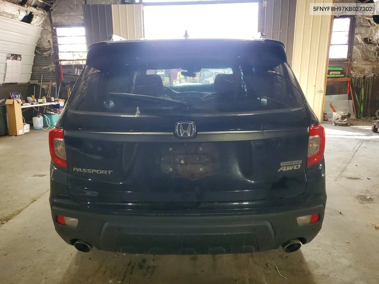 2019 Honda Passport Touring VIN: 5FNYF8H97KB027302 Lot: 56538036