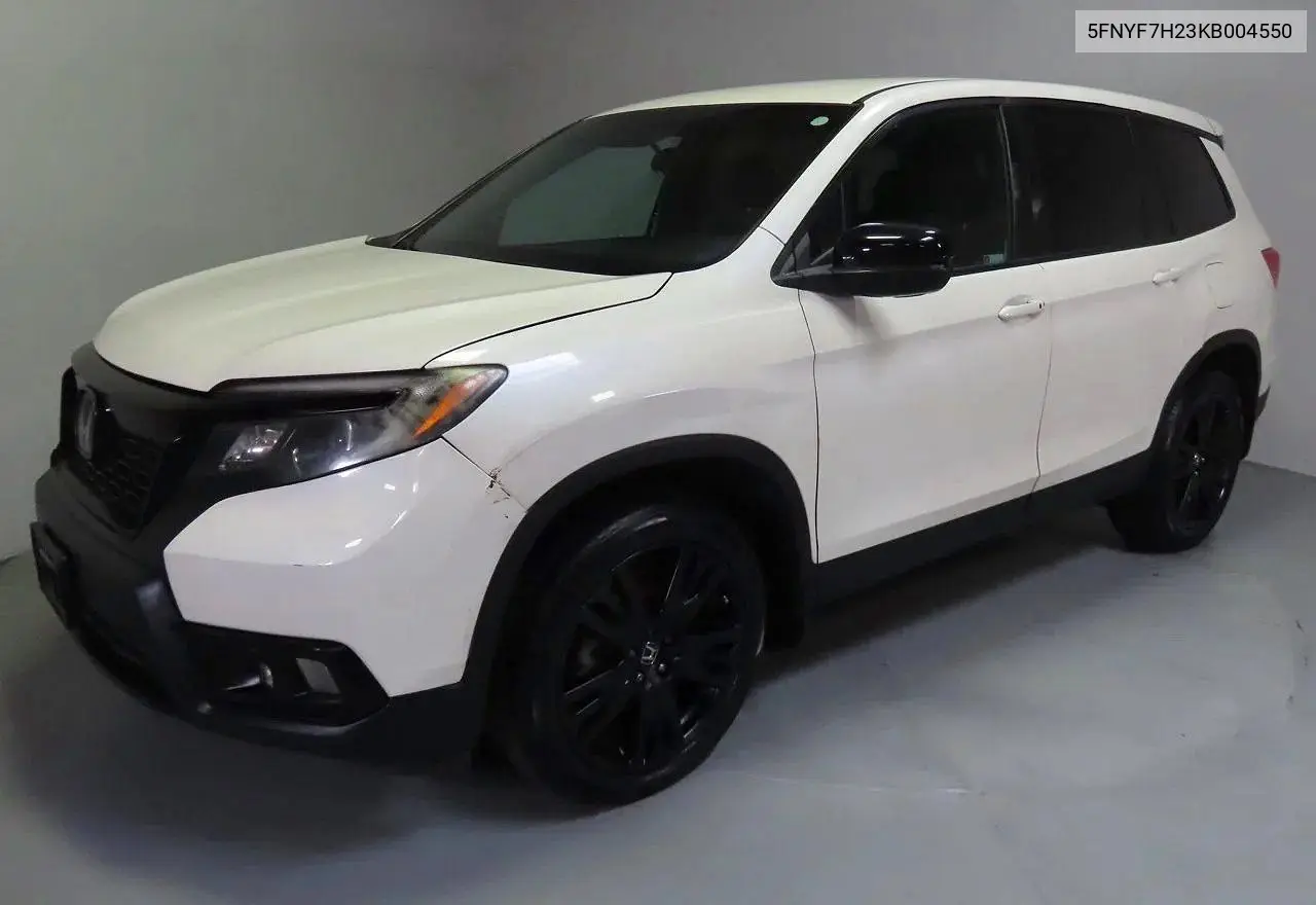 2019 Honda Passport Sport VIN: 5FNYF7H23KB004550 Lot: 58154036