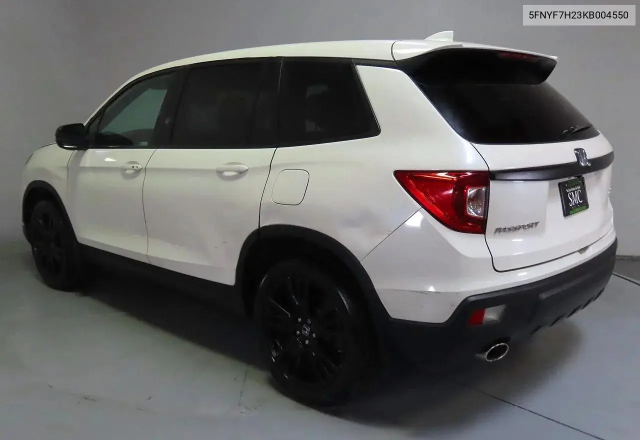 2019 Honda Passport Sport VIN: 5FNYF7H23KB004550 Lot: 58154036