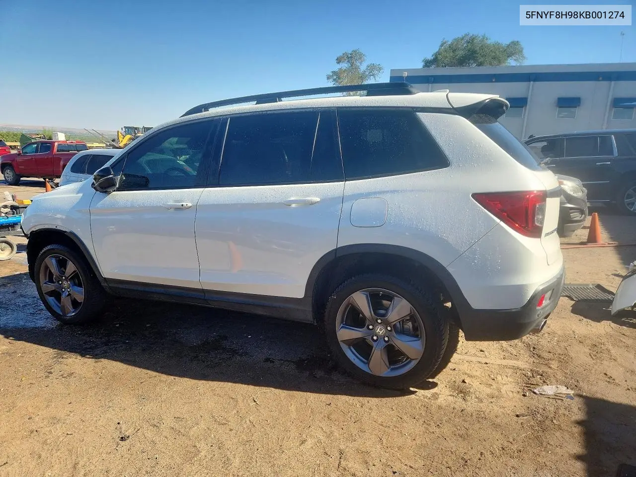 2019 Honda Passport Touring VIN: 5FNYF8H98KB001274 Lot: 58811306