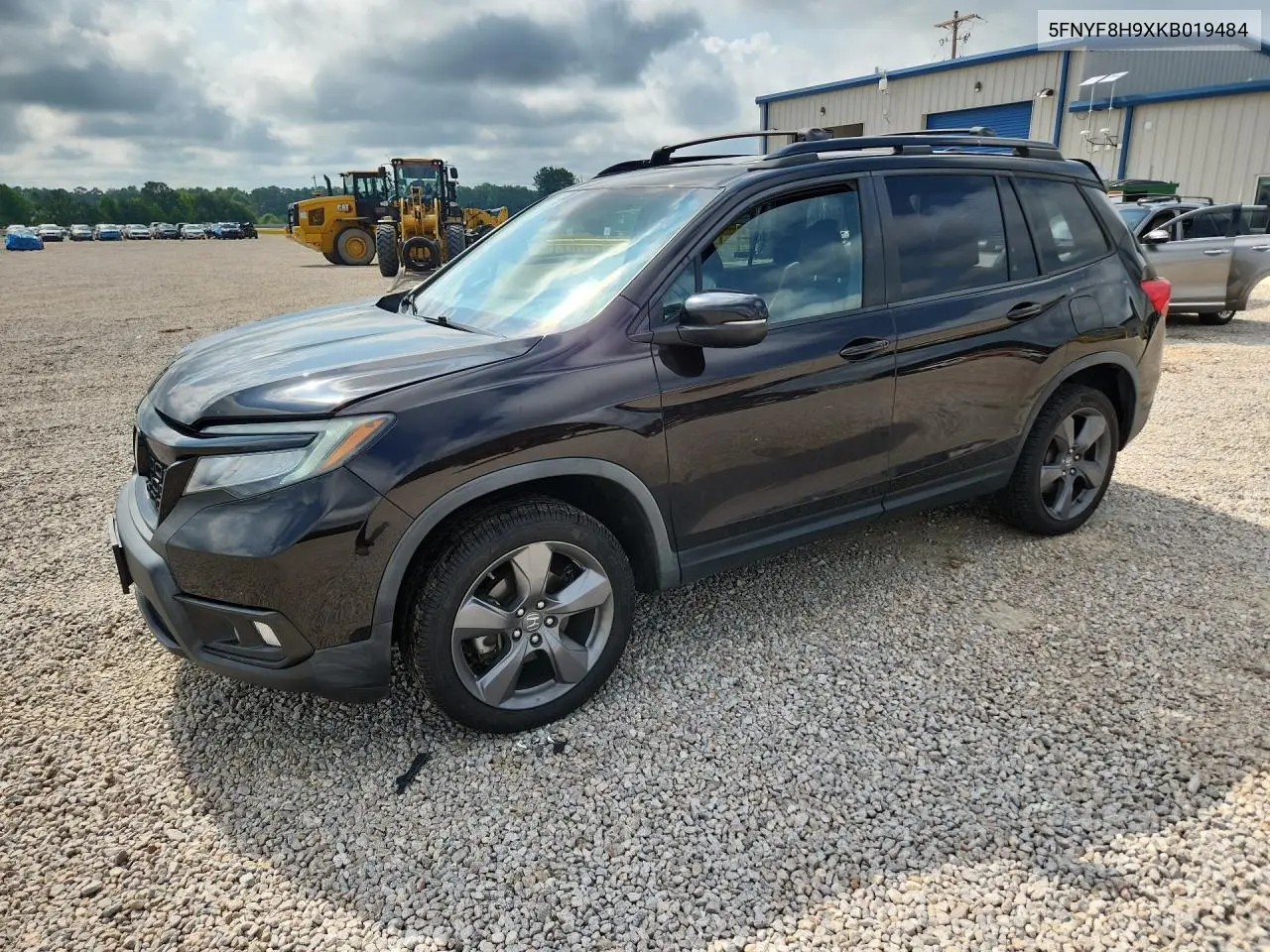 2019 Honda Passport Touring VIN: 5FNYF8H9XKB019484 Lot: 58952106