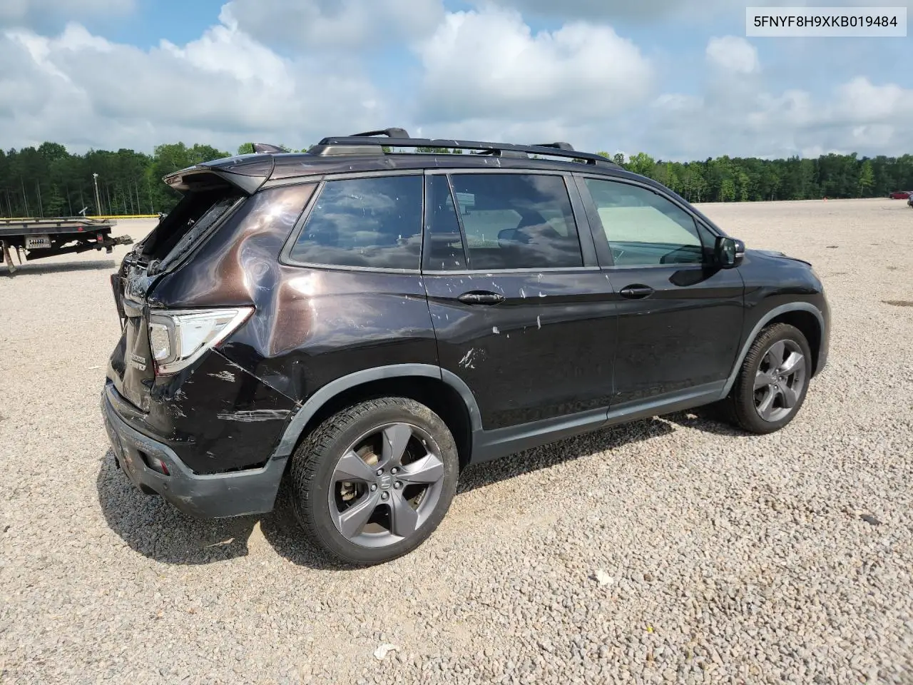 2019 Honda Passport Touring VIN: 5FNYF8H9XKB019484 Lot: 58952106