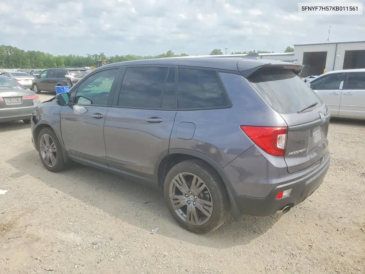 2019 Honda Passport Exl VIN: 5FNYF7H57KB011561 Lot: 59326086