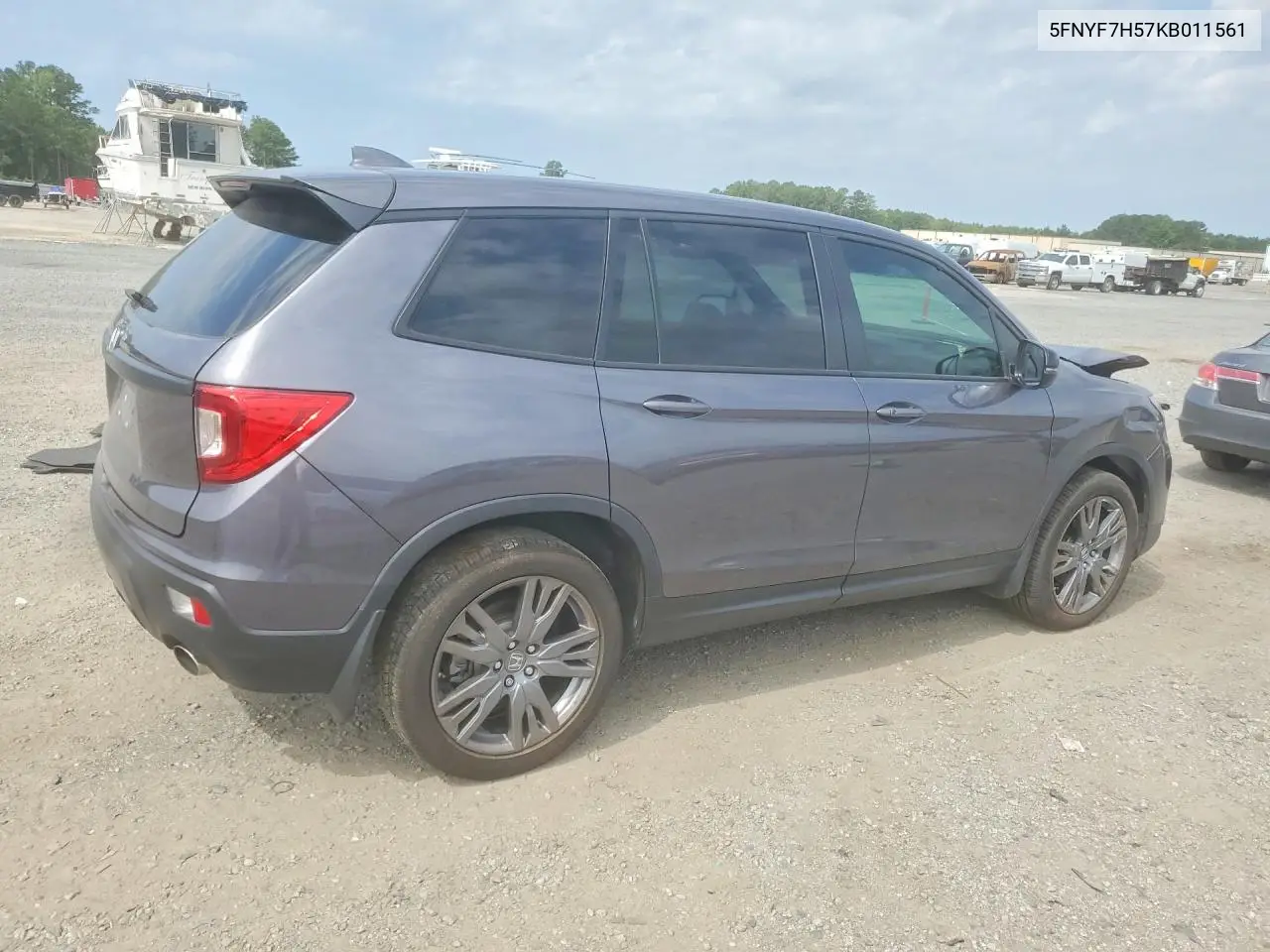 2019 Honda Passport Exl VIN: 5FNYF7H57KB011561 Lot: 59326086