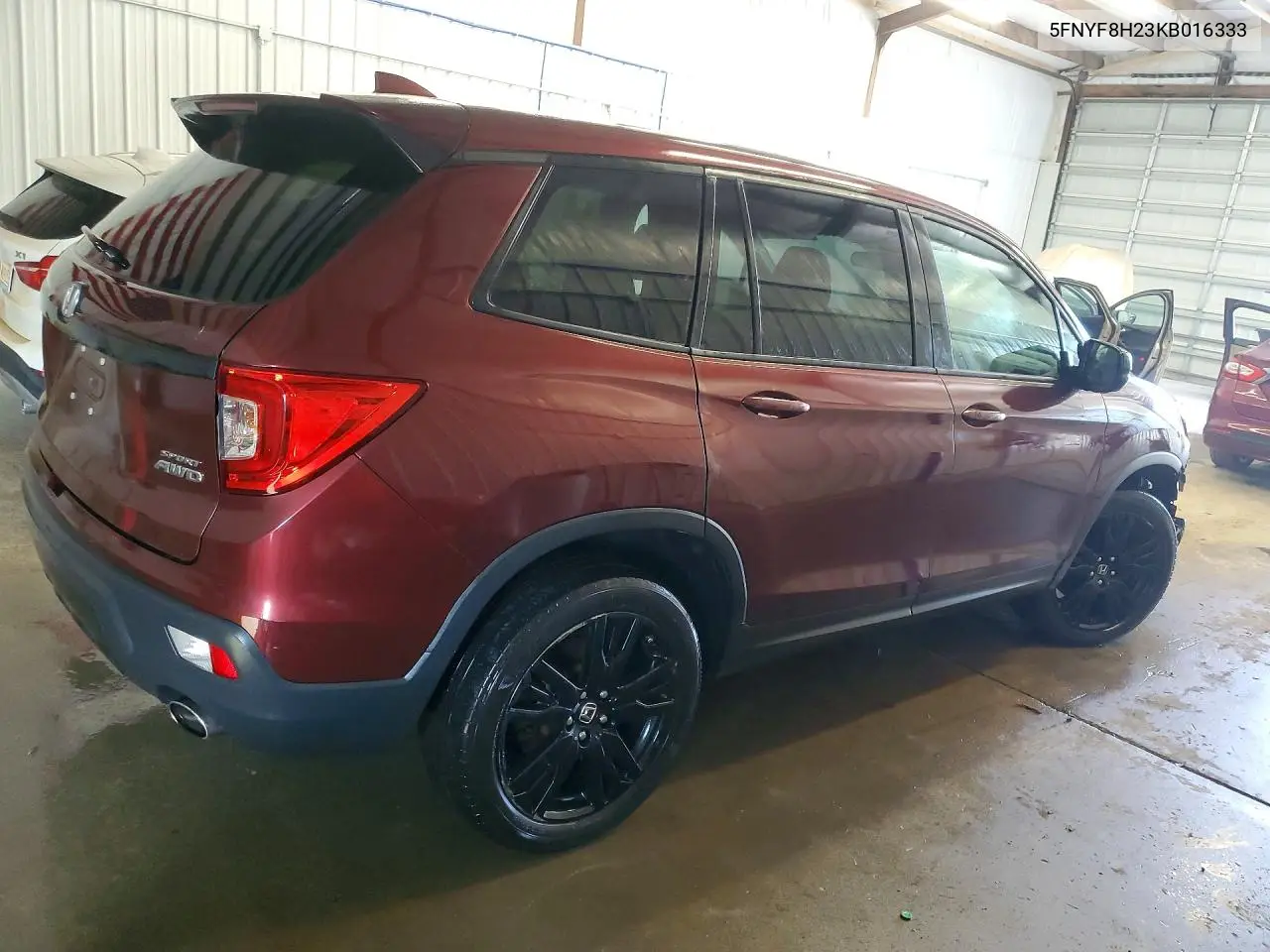 2019 Honda Passport Sport VIN: 5FNYF8H23KB016333 Lot: 59691826