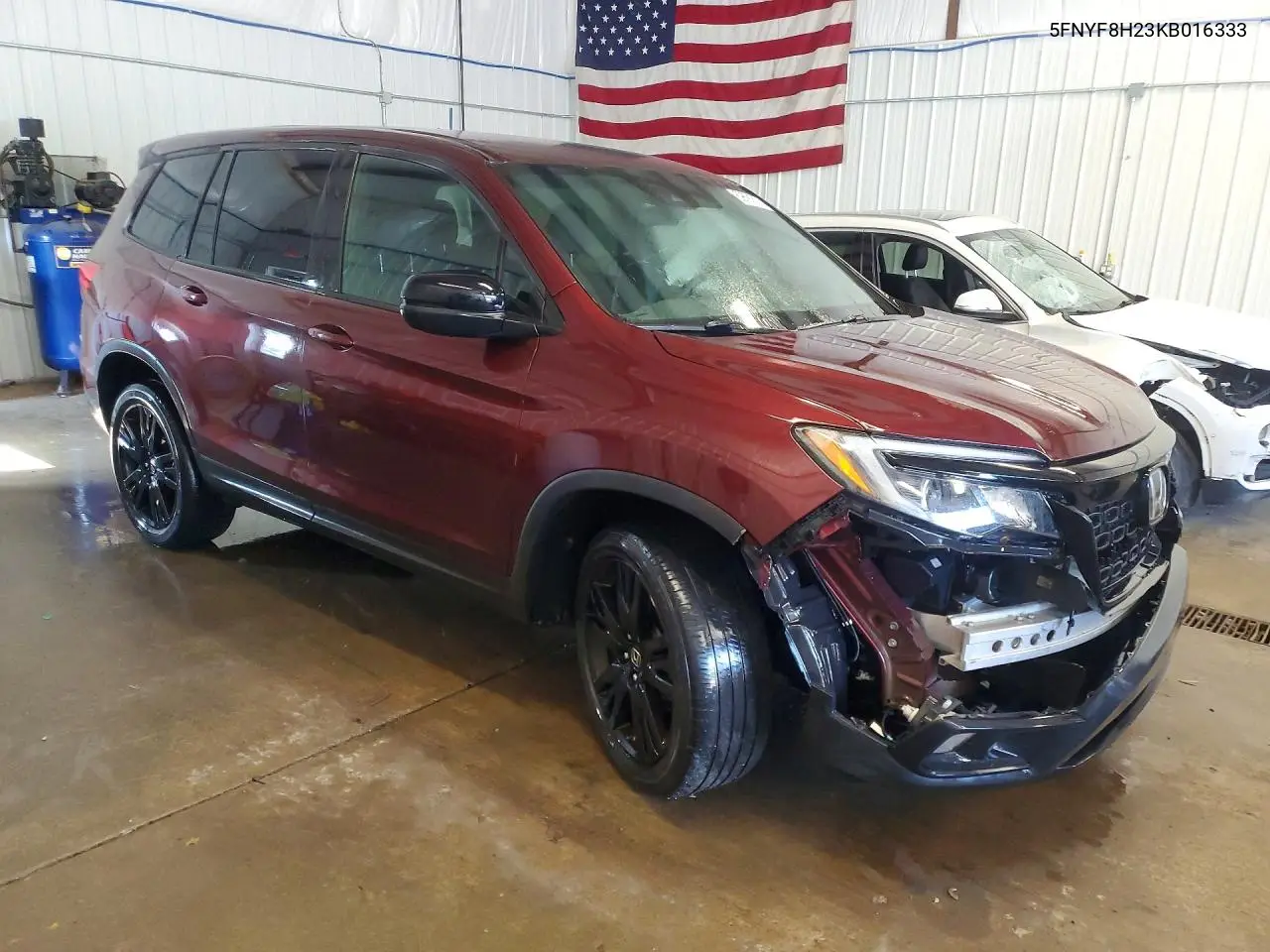 2019 Honda Passport Sport VIN: 5FNYF8H23KB016333 Lot: 59691826