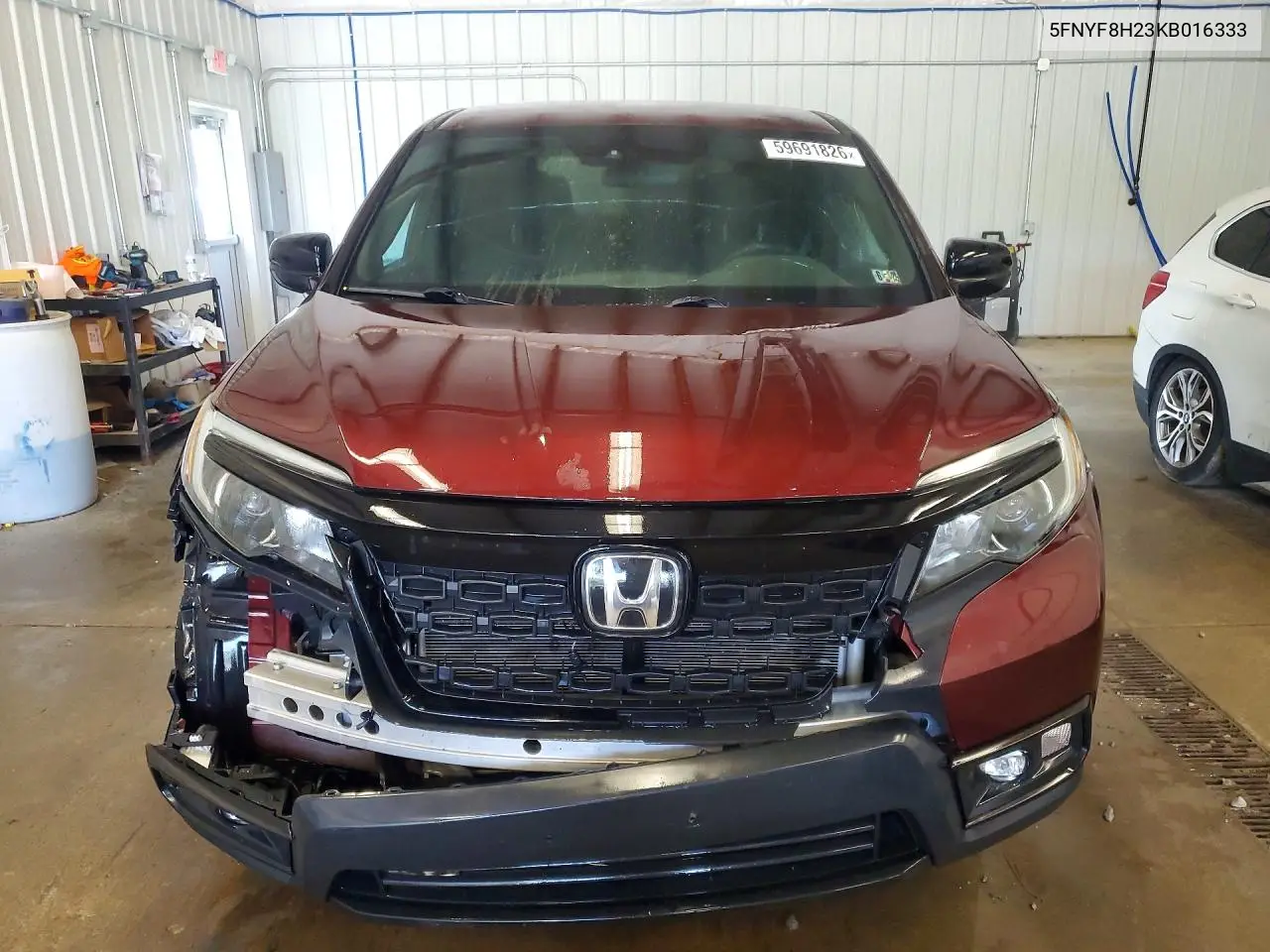 2019 Honda Passport Sport VIN: 5FNYF8H23KB016333 Lot: 59691826