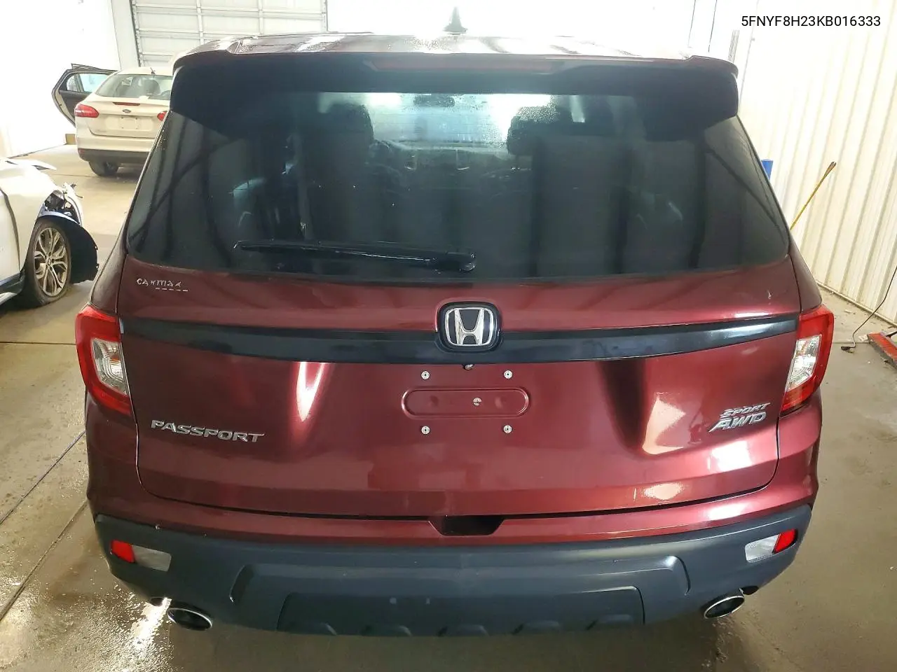 2019 Honda Passport Sport VIN: 5FNYF8H23KB016333 Lot: 59691826