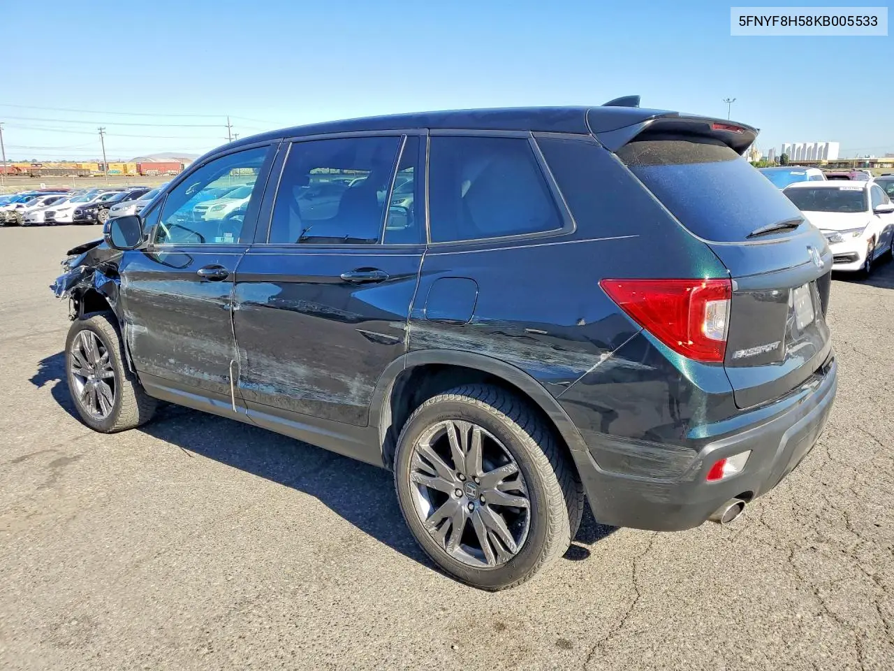 2019 Honda Passport Exl VIN: 5FNYF8H58KB005533 Lot: 60669926