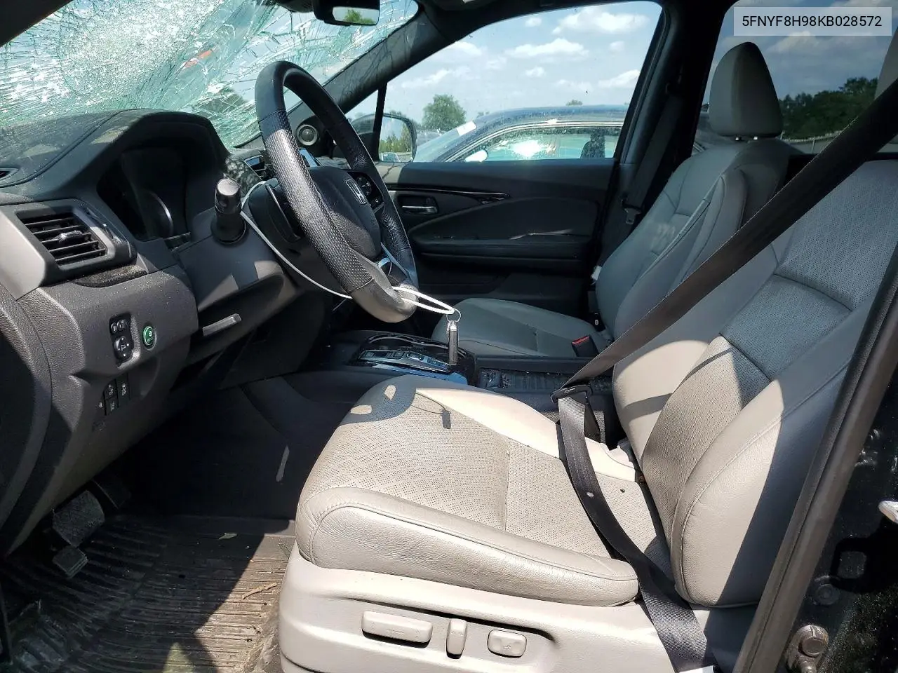 2019 Honda Passport Touring VIN: 5FNYF8H98KB028572 Lot: 60766266