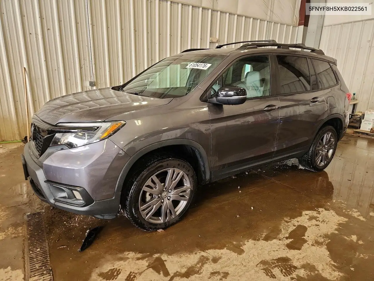 2019 Honda Passport Exl VIN: 5FNYF8H5XKB022561 Lot: 61054176