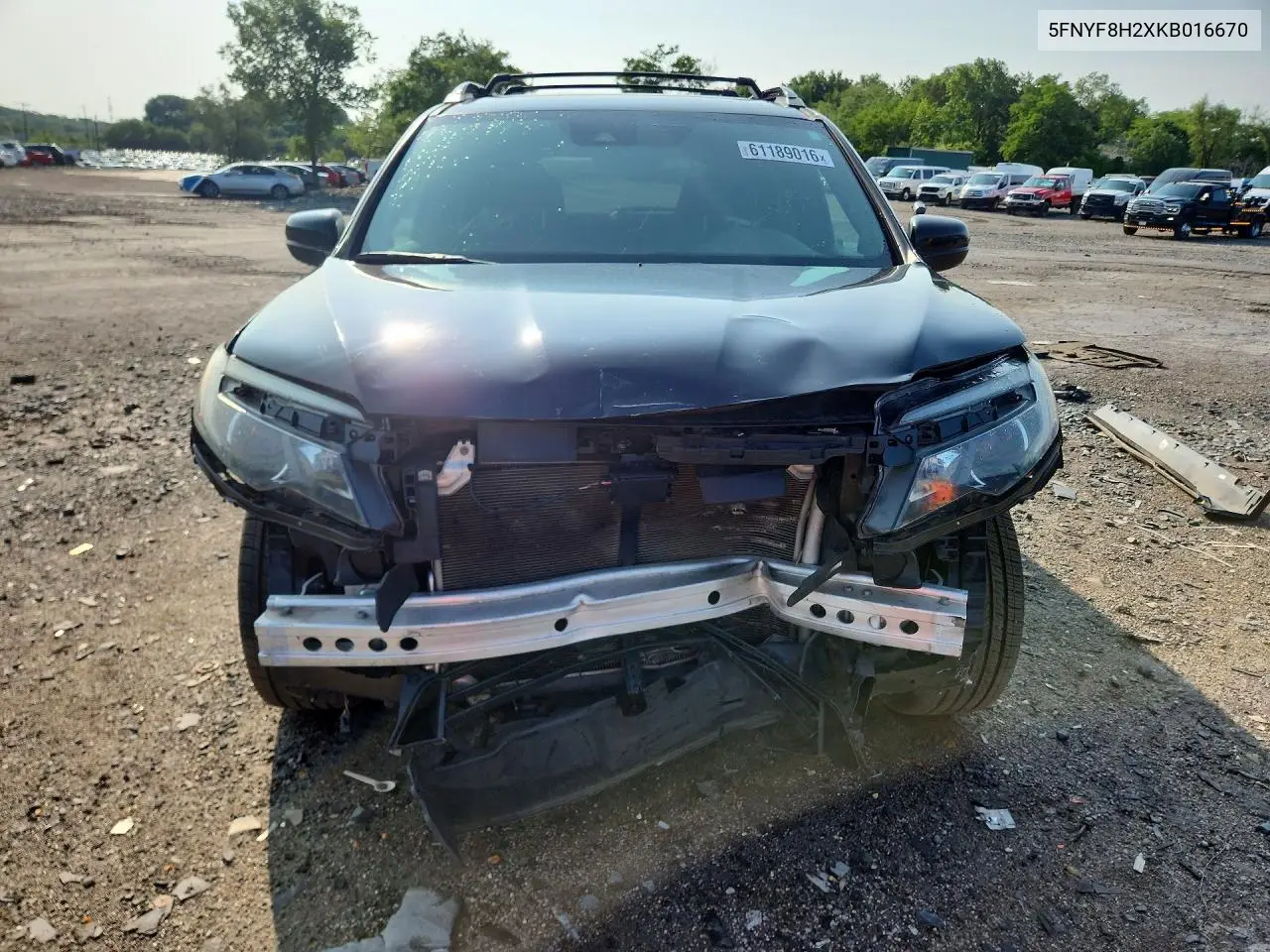 2019 Honda Passport Sport VIN: 5FNYF8H2XKB016670 Lot: 61189016