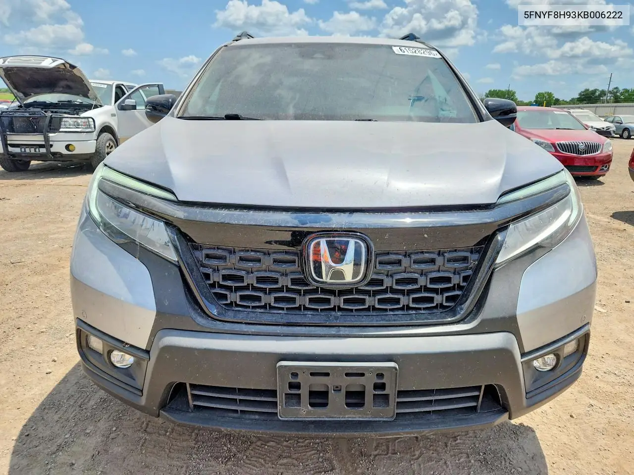2019 Honda Passport Touring VIN: 5FNYF8H93KB006222 Lot: 61528296