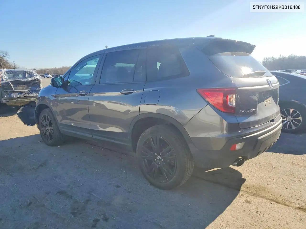 2019 Honda Passport Sport VIN: 5FNYF8H29KB018488 Lot: 72978835
