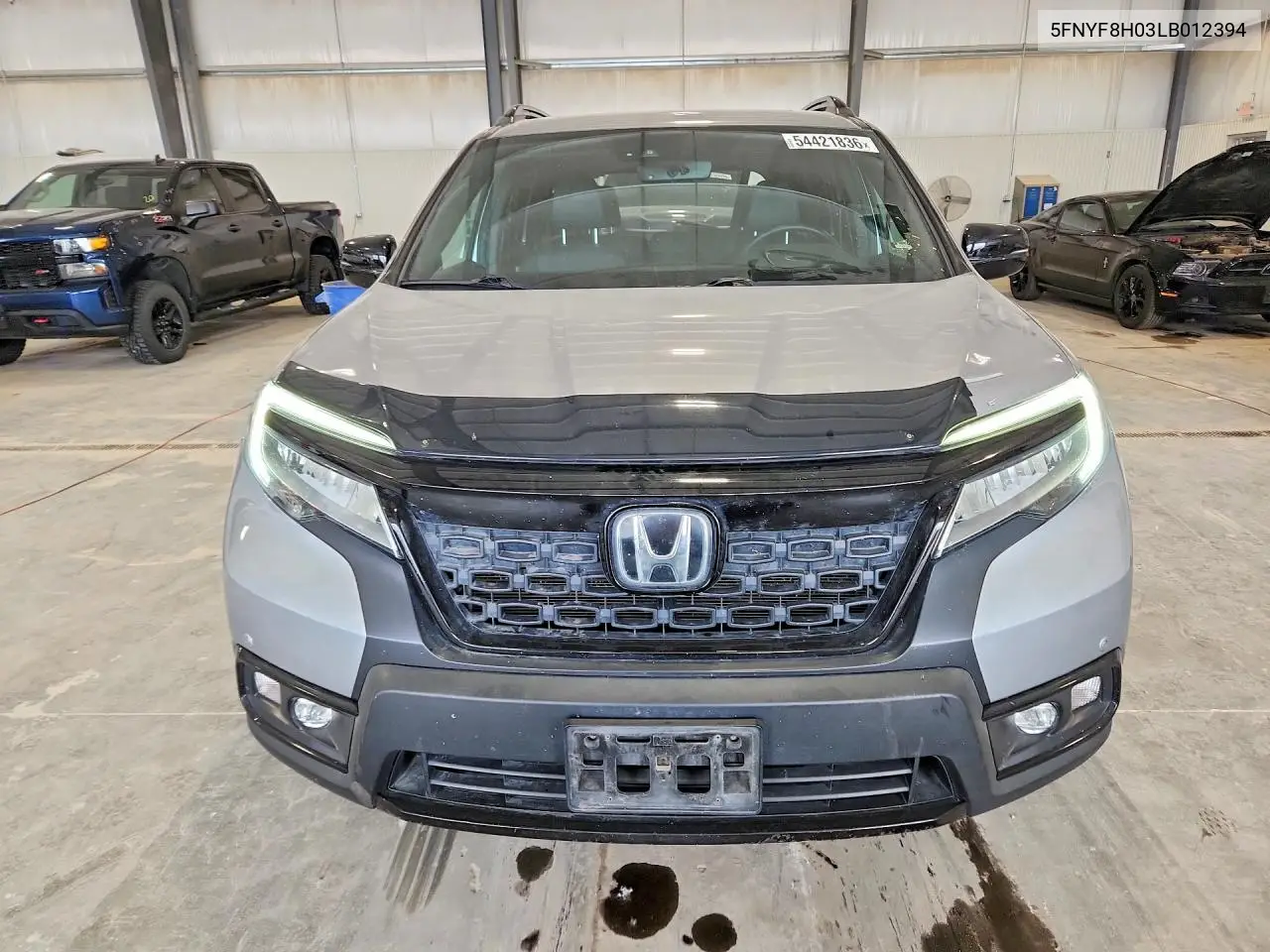 2020 Honda Passport Elite VIN: 5FNYF8H03LB012394 Lot: 54421836