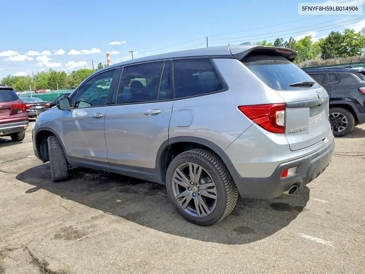 2020 Honda Passport Exl VIN: 5FNYF8H59LB014906 Lot: 55418886