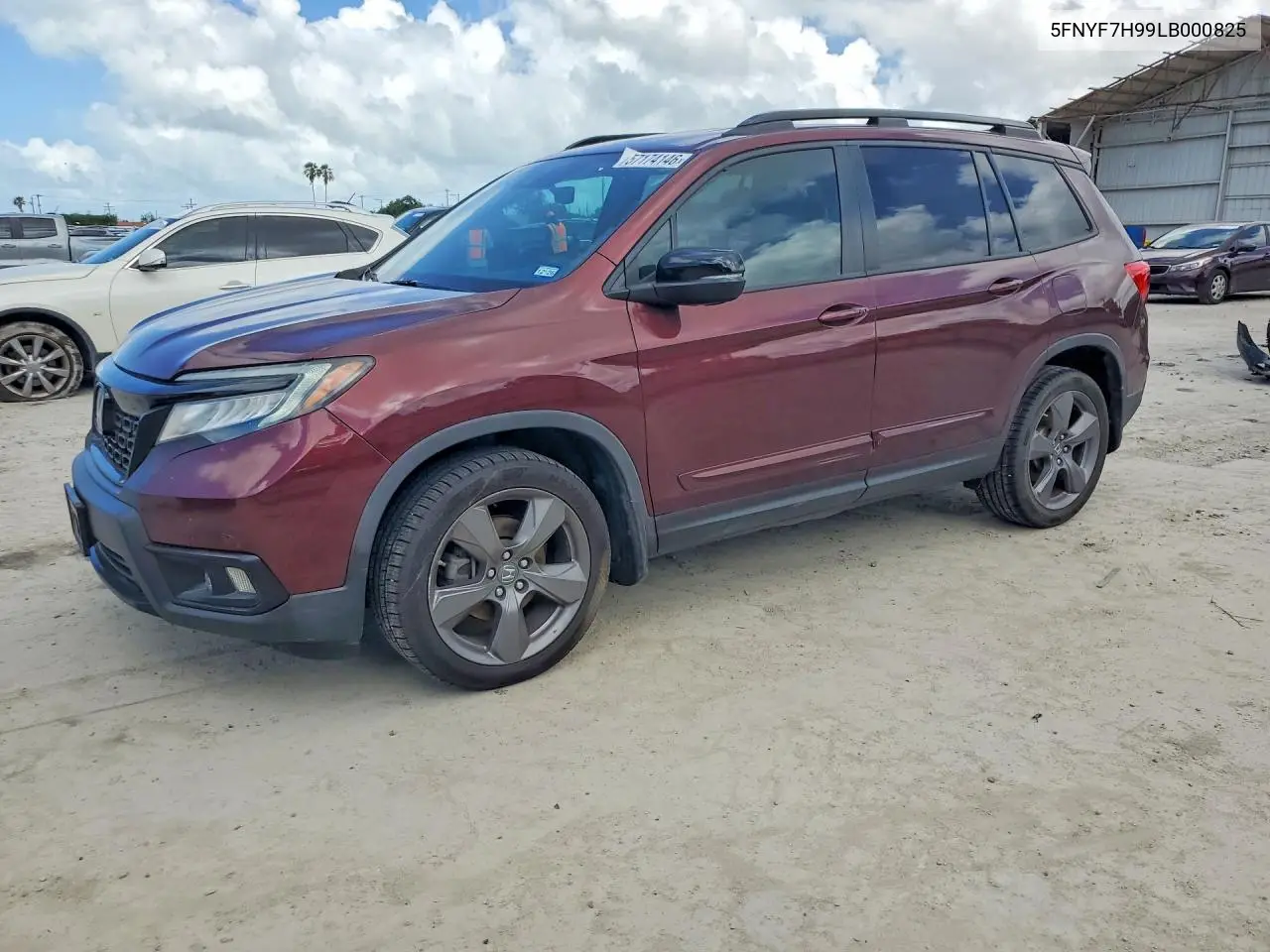2020 Honda Passport Touring VIN: 5FNYF7H99LB000825 Lot: 57174146
