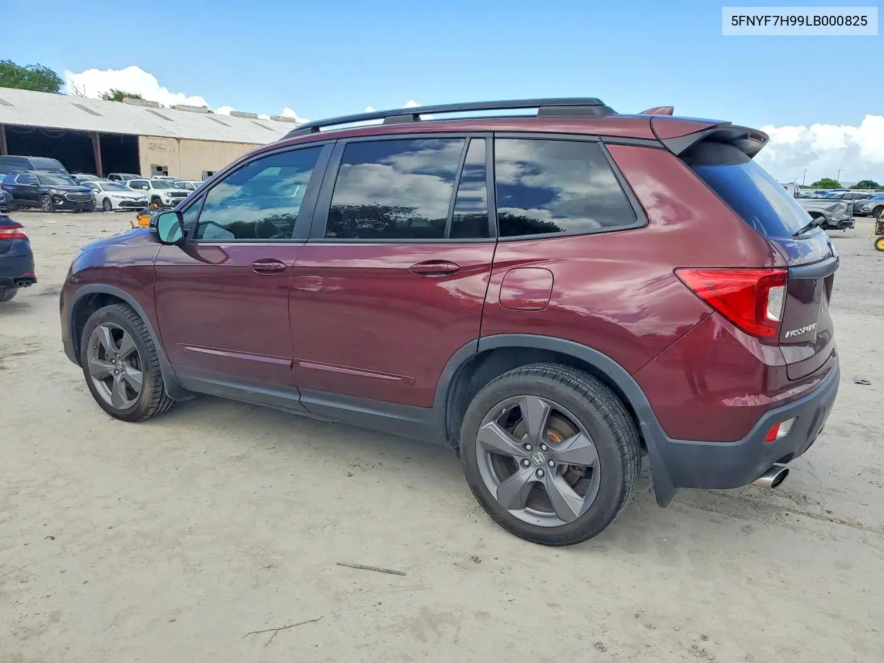 2020 Honda Passport Touring VIN: 5FNYF7H99LB000825 Lot: 57174146
