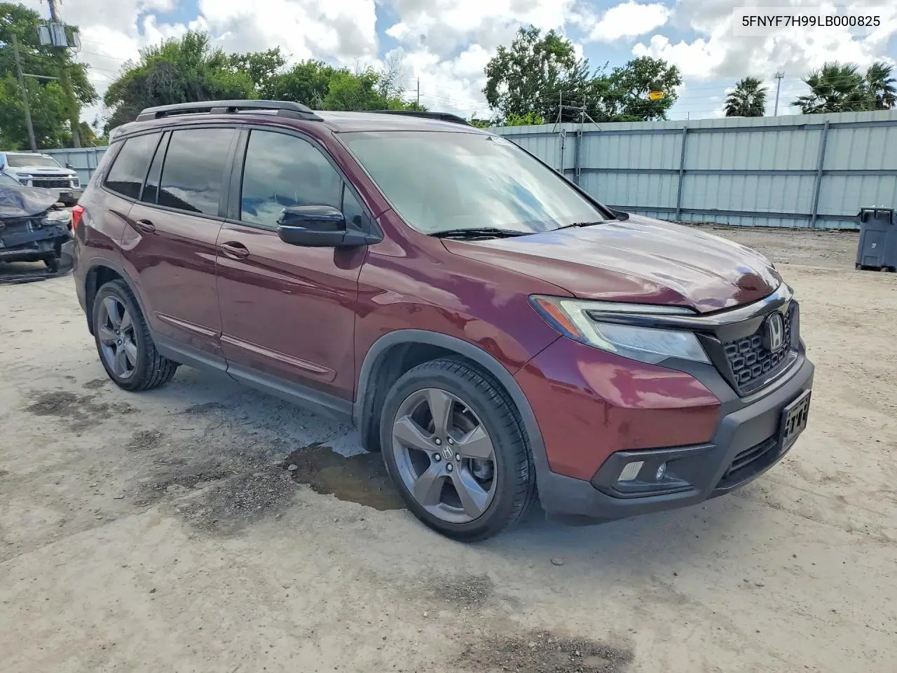 2020 Honda Passport Touring VIN: 5FNYF7H99LB000825 Lot: 57174146