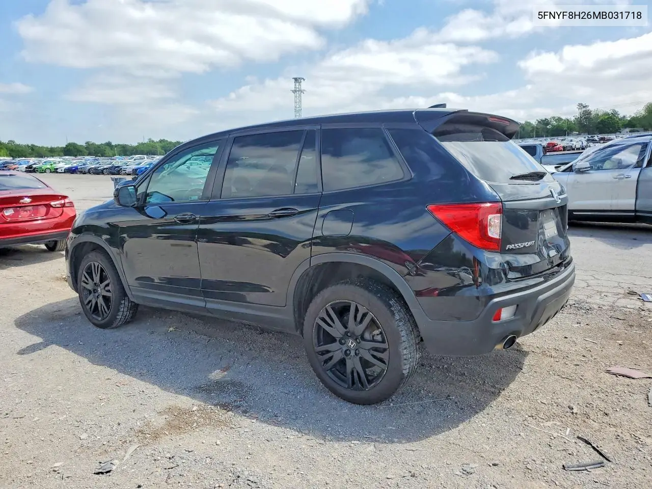 2021 Honda Passport Sport VIN: 5FNYF8H26MB031718 Lot: 49685196