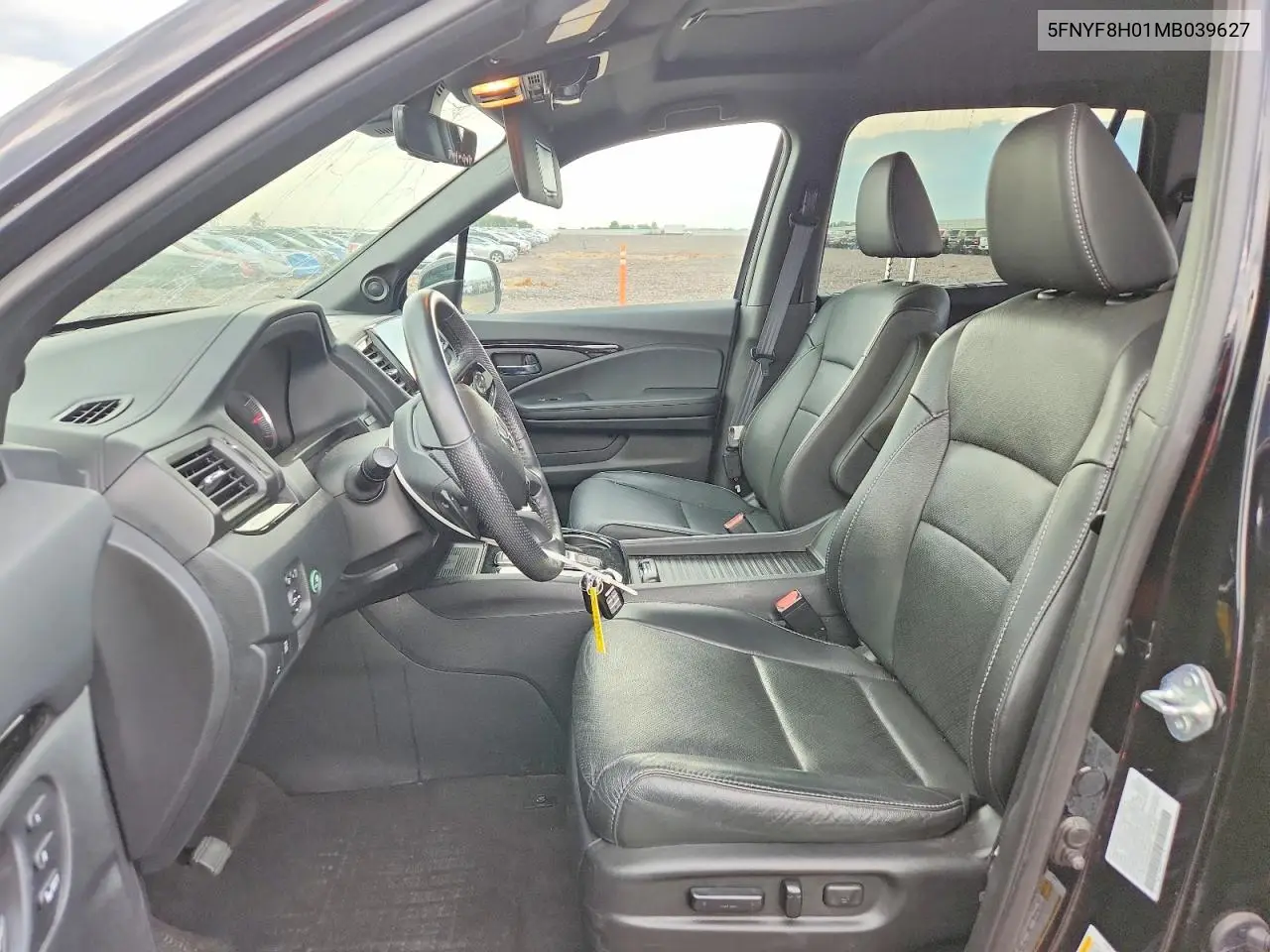 2021 Honda Passport Elite VIN: 5FNYF8H01MB039627 Lot: 53297446