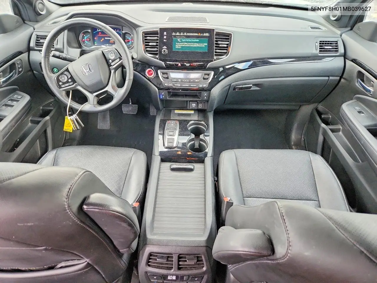 2021 Honda Passport Elite VIN: 5FNYF8H01MB039627 Lot: 53297446