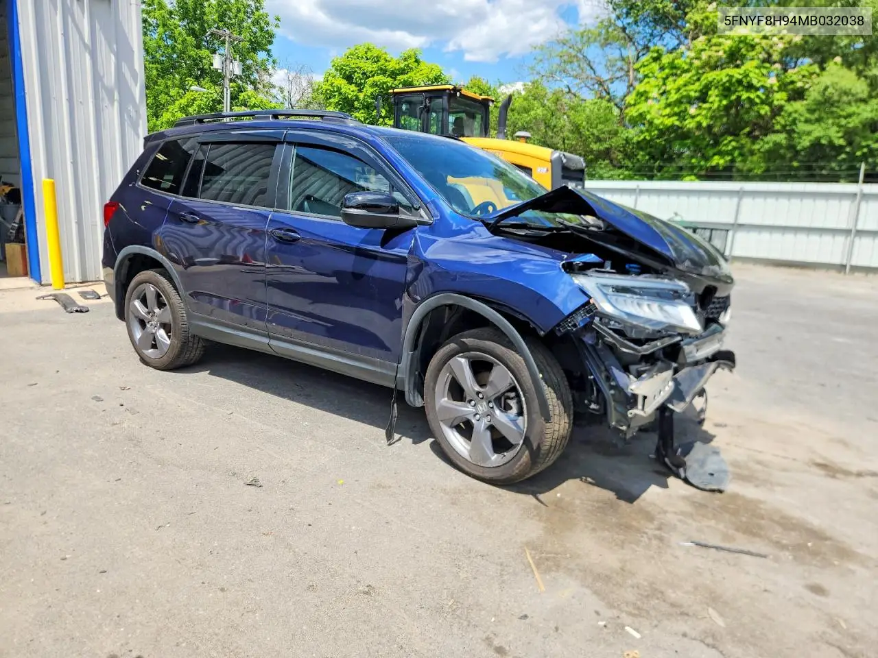 2021 Honda Passport Touring VIN: 5FNYF8H94MB032038 Lot: 55698946