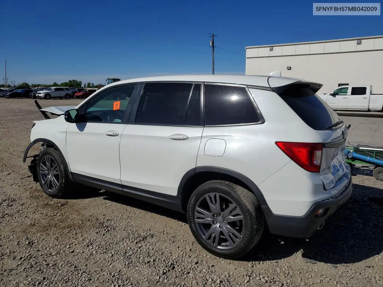 2021 Honda Passport Exl VIN: 5FNYF8H57MB042009 Lot: 55782896