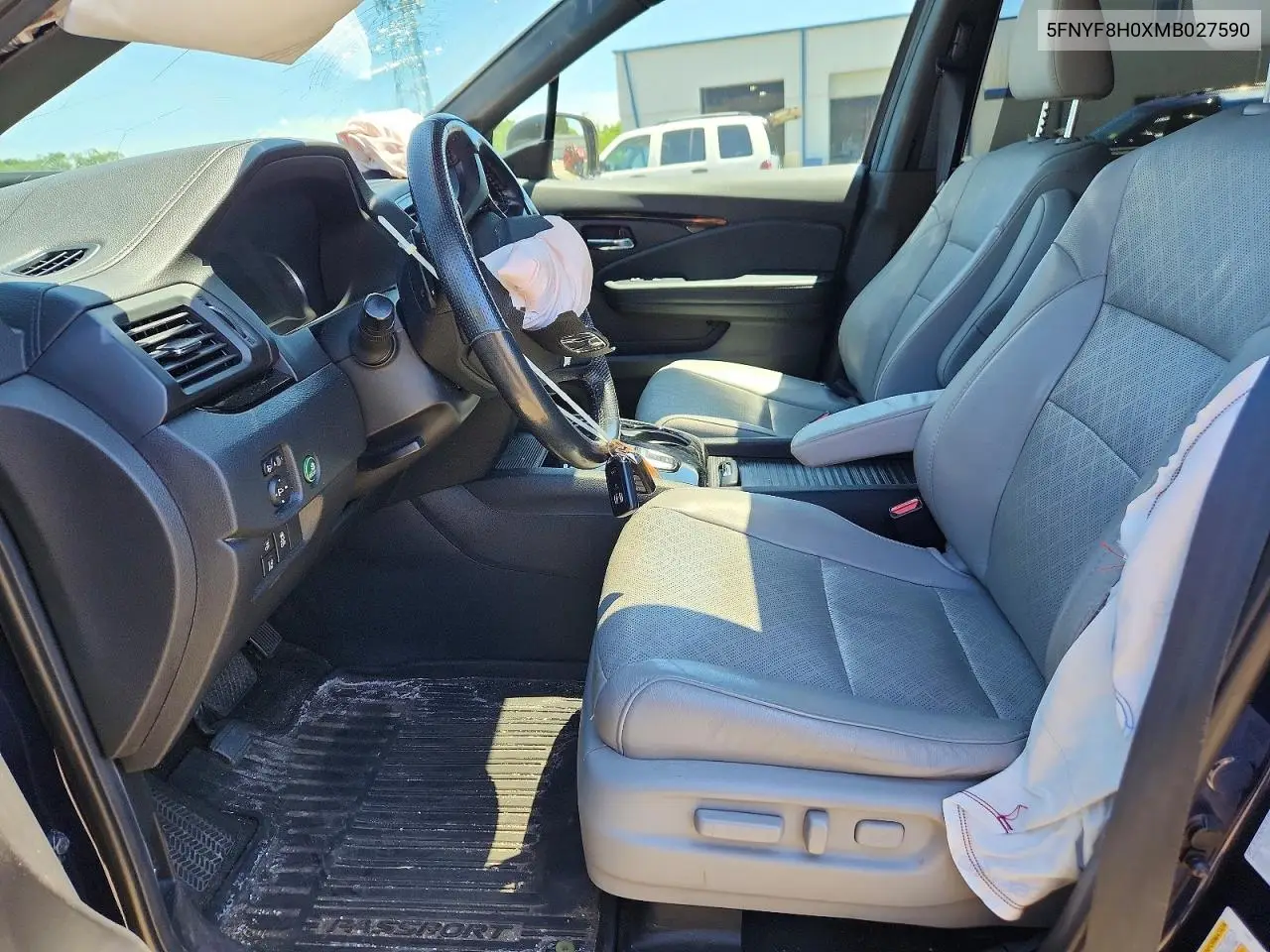 2021 Honda Passport Elite VIN: 5FNYF8H0XMB027590 Lot: 57405326